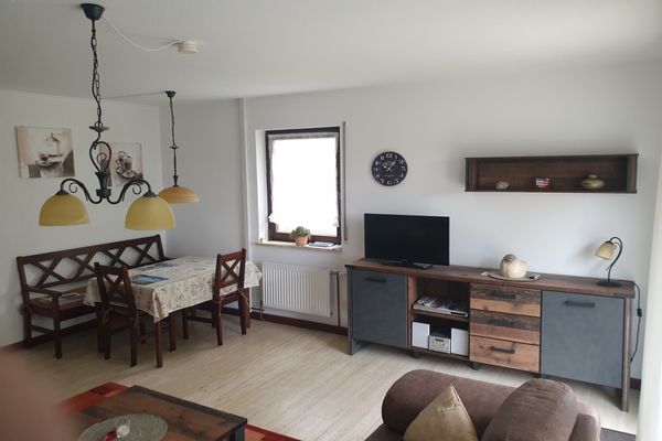  DHH Meisenweg 28 Kellenhusen - Wohnzimmer