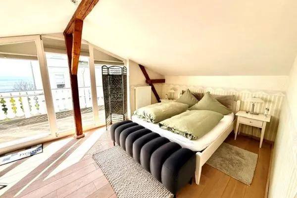 Schlafzimmer  Villa Seestern - Ferienhaus mit Meerblick