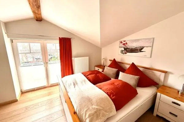 Bett  Villa Seestern - Ferienhaus mit Meerblick