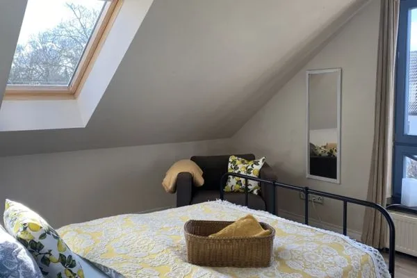 Schlafzimmer Haus Meerzeit Kö-Luise Einzelzimmer