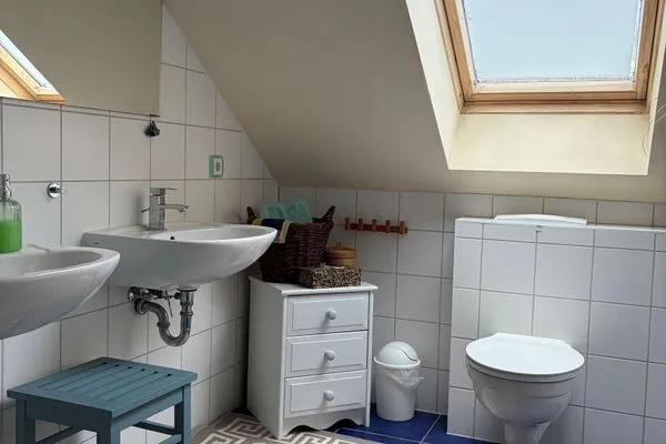 Badezimmer Haus Meerzeit Zeitlos Doppelzimmer