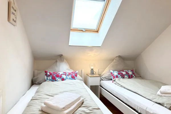 Ferienwohnung Wohlfühloase Lindau und Umgebung - Schlafzimmer - Doppelbett