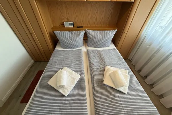 Schlafzimmer Ferienwohnung im Haus Nordland App 30