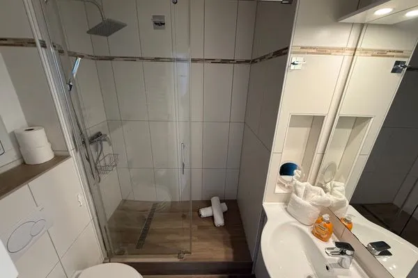 Badezimmer Ferienwohnung im Haus Nordland App 30