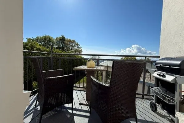Balkon  Villa Seestern, Fewo 1 - Meerblick pur!