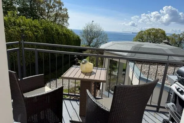 Balkon  Villa Seestern, Fewo 1 - Meerblick pur!