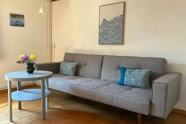 Wohnzimmer  Ferienhaus Häuschen im Norden