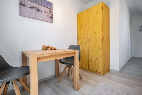 Schlafzimmer mit zwei Einzelbetten  Meeresrauschen 1