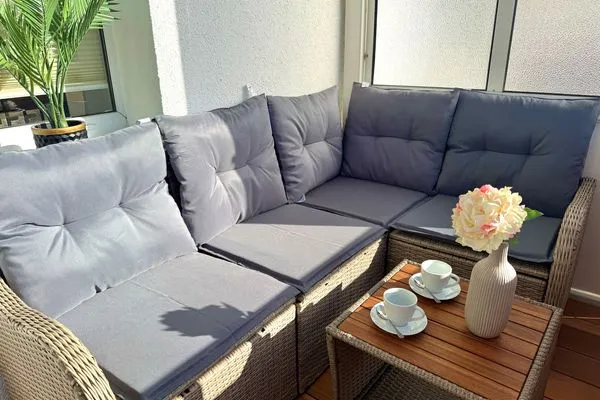 Balkon  Ferienwohnung Kleiner Seelöwe