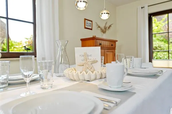 Wohnzimmer  Reetdachhaus Hus Kieker