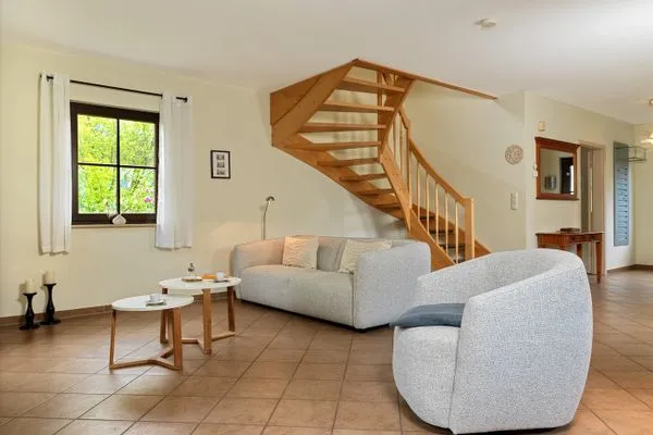 Wohnzimmer  Reetdachhaus Hus Kieker
