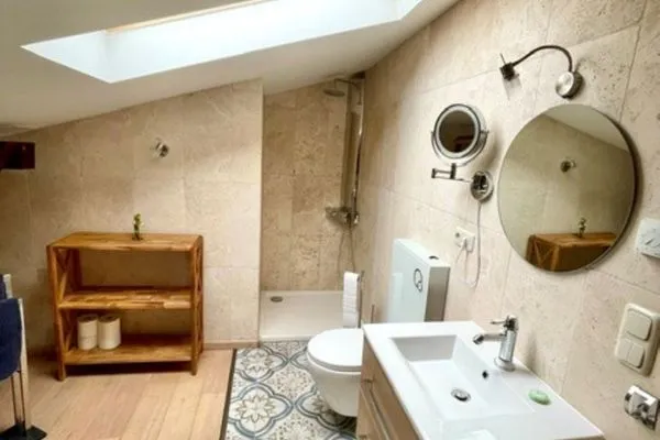 Badezimmer  Villa Seestern - Ferienhaus mit Meerblick