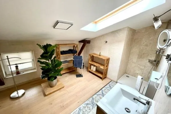 Badezimmer  Villa Seestern - Ferienhaus mit Meerblick