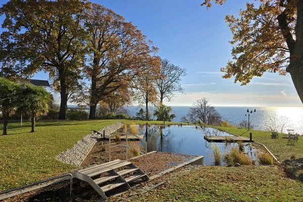 Garten  Villa Nause, FeWo Horizont - Meerblick & SPA