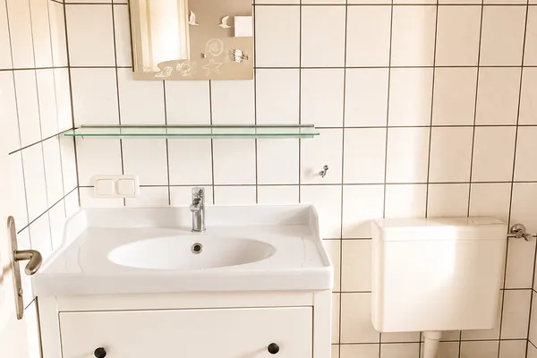 Badezimmer  Ferienhaus Bootshaus