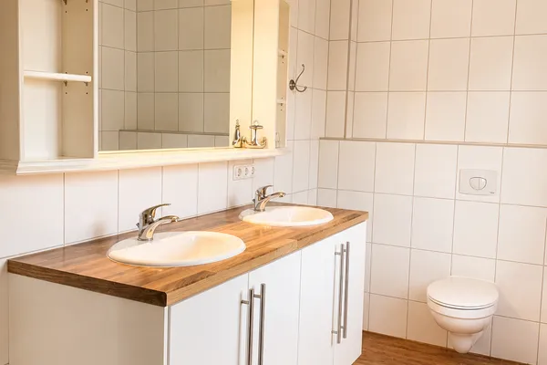 Badezimmer  Ferienhaus Bootshaus