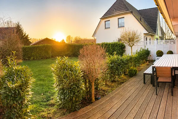 Terrasse  Ferienhaus Bootshaus
