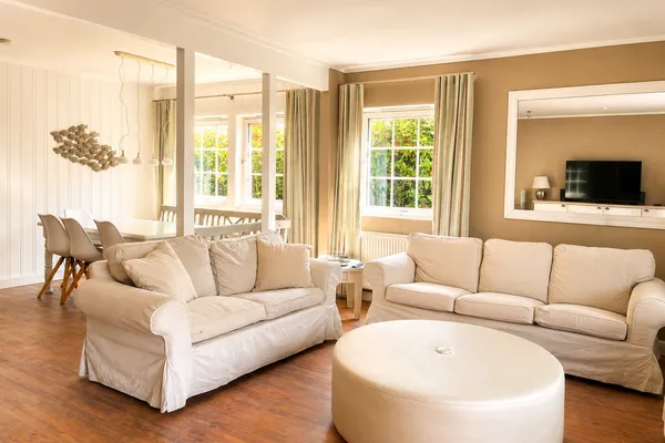 Wohnzimmer  Ferienhaus Bootshaus