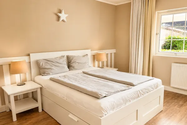 Schlafzimmer  Ferienhaus Bootshaus