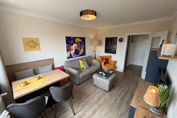 Wohnzimmer Ferienwohnung im Haus Nordland App 88