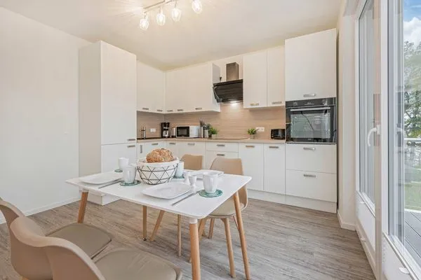 Küche / Küchenzeile  Ferienwohnung Stettiner Waterlelie