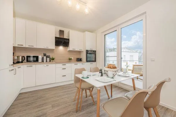Küche / Küchenzeile  Ferienwohnung Stettiner Waterlelie