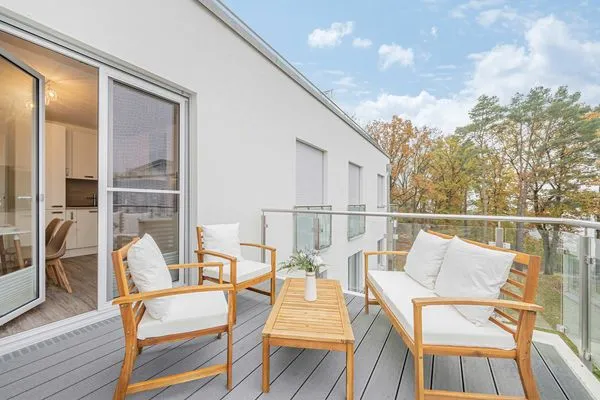 Balkon  Ferienwohnung Stettiner Waterlelie