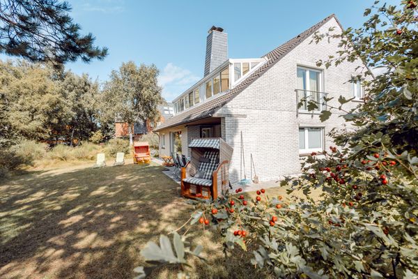  Weißes Dünenhaus mit Meerblick Dorf - 