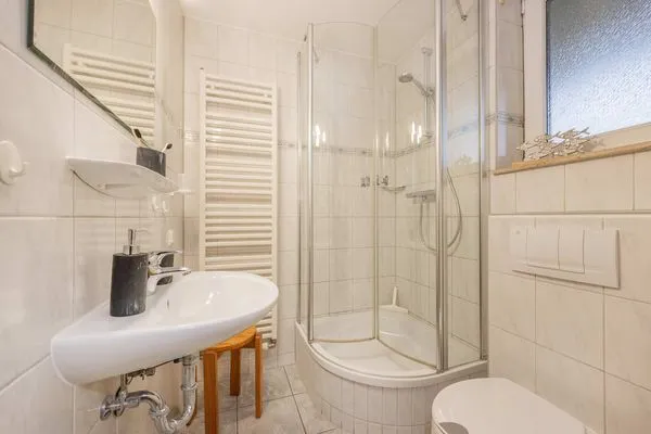 Badezimmer  Ferienwohnung Möwennest