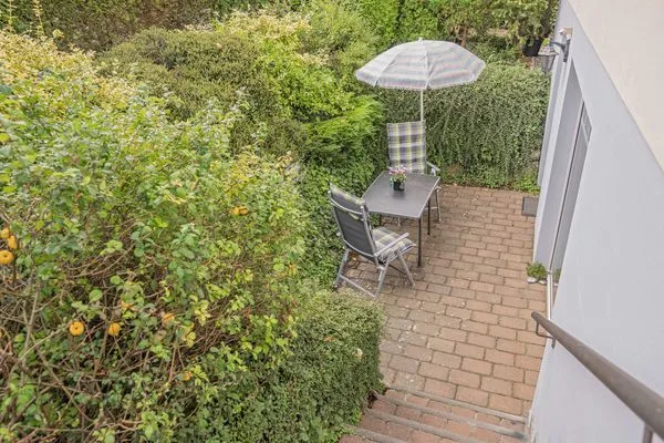 Terrasse  Ferienwohnung Möwennest