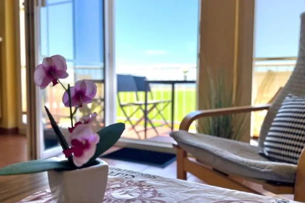 Wohnzimmer  Ferienwohnung Sammy - Urlaub in ruhiger Lage mit Hund