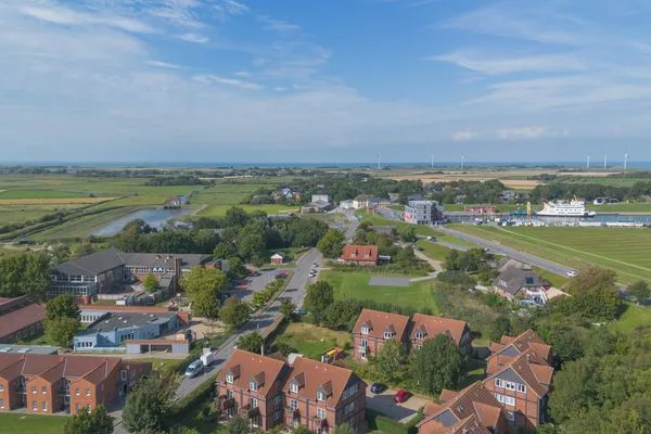 Vogelperspektive  Ferienwohnung | Nordseeperle | Pellworm