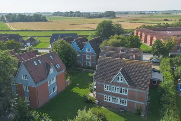 Vogelperspektive  Ferienwohnung | Nordseeperle | Pellworm