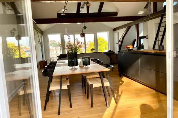 Wohnzimmer  Hafenpanorama