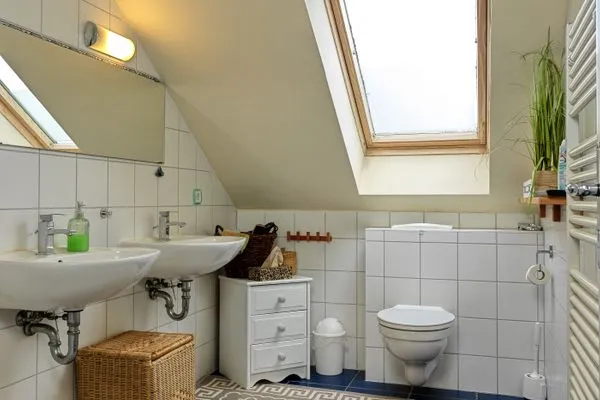Badezimmer Haus Meerzeit Kö-Luise Einzelzimmer
