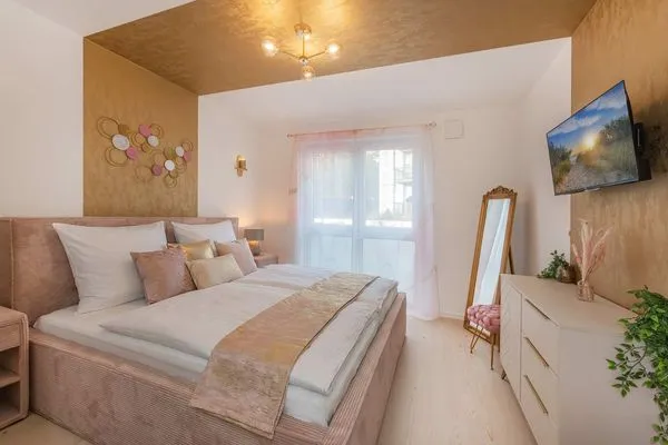 Schlafzimmer  Ferienwohnung Goldkind