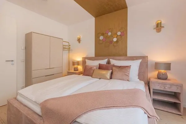 Schlafzimmer  Ferienwohnung Goldkind