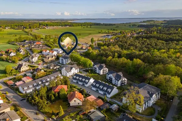 Vogelperspektive  Ferienwohnung Goldkind