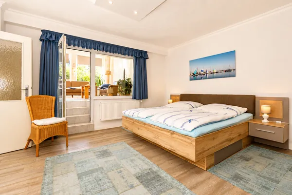 Schlafzimmer  Ferienwohnung Küstenglück