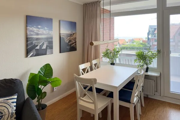 Wohnzimmer Haus Nordenlicht Ferienwohnung "Lütj Seeröver"