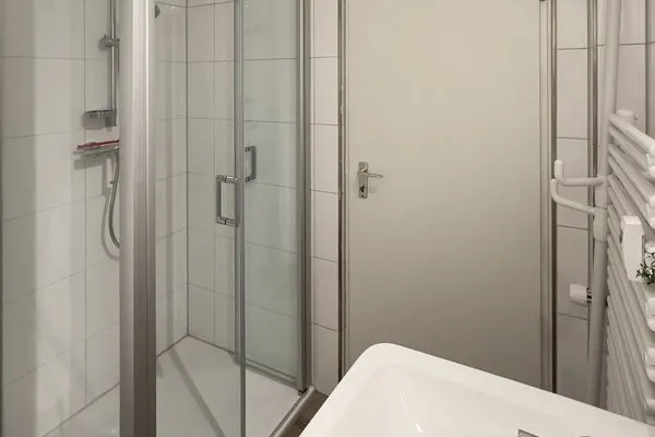 Badezimmer Haus Nordenlicht Ferienwohnung "Lütj Seeröver"