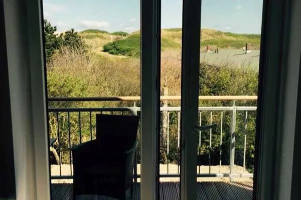 Balkon Bootshaus in den Dünen - 4 Ferienwohnung Dünenkoje