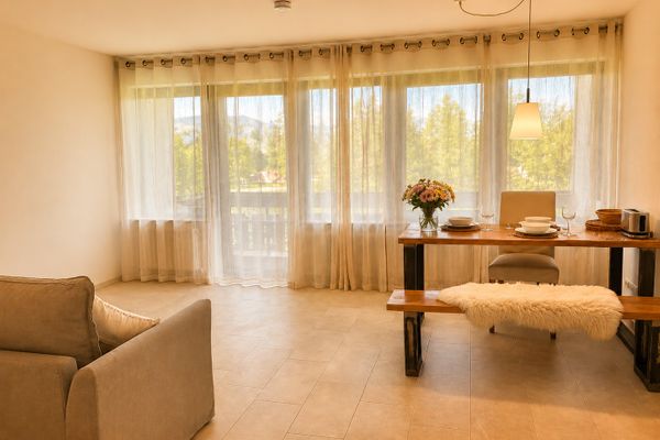  Ferienappartement Greta Ferienwohnungen in Lechbruck - Wohnzimmer
