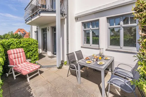 Terrasse  Haus am Kliff Appartement