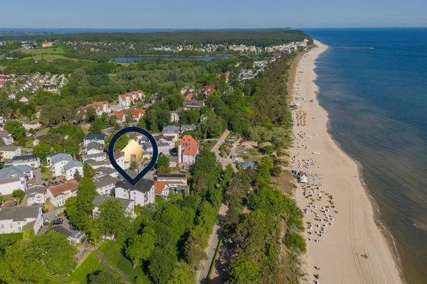 Vogelperspektive  Haus am Kliff Appartement