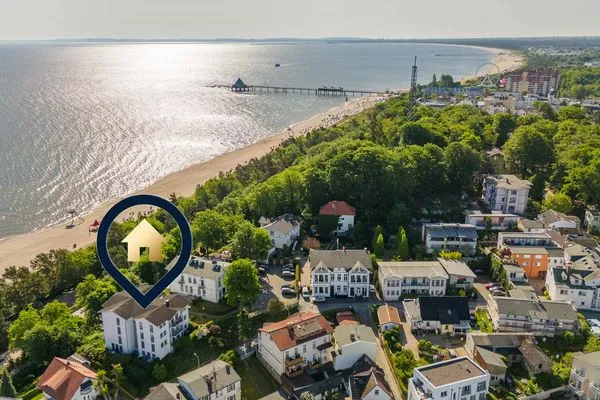 Vogelperspektive  Haus am Kliff Appartement