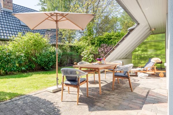  Strandwiese 12 Haus Strandgut Zingst - Terrasse
