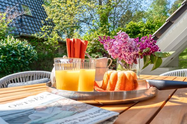  Strandwiese 12 Haus Strandgut Zingst - Terrasse