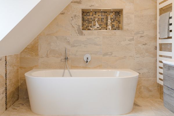  Landhausvilla Herrgarden Prerow - Badezimmer