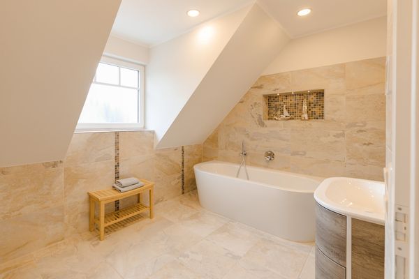  Landhausvilla Herrgarden Prerow - Badezimmer